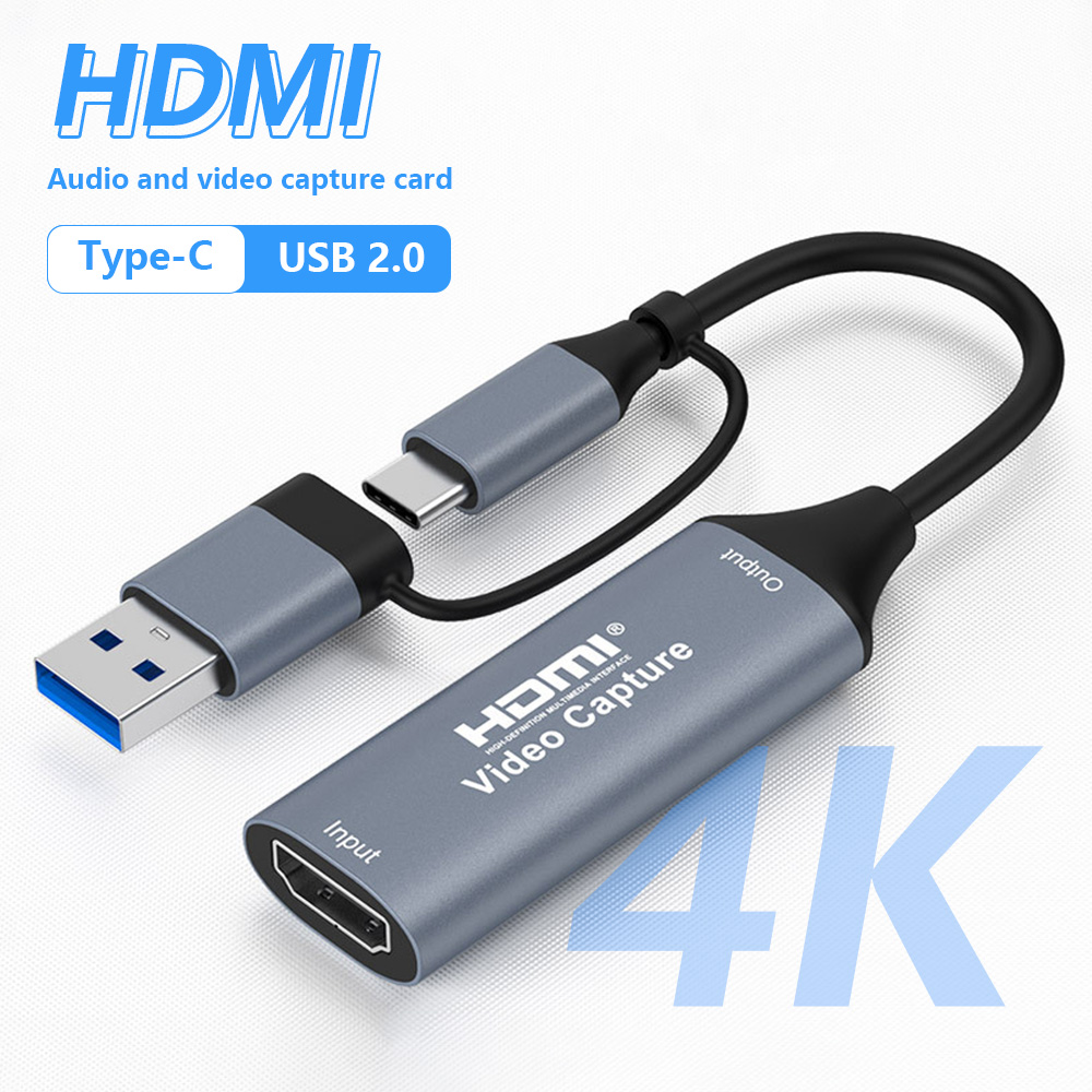 Sound Card Usb - 4K 2 in 1 USB 2.0