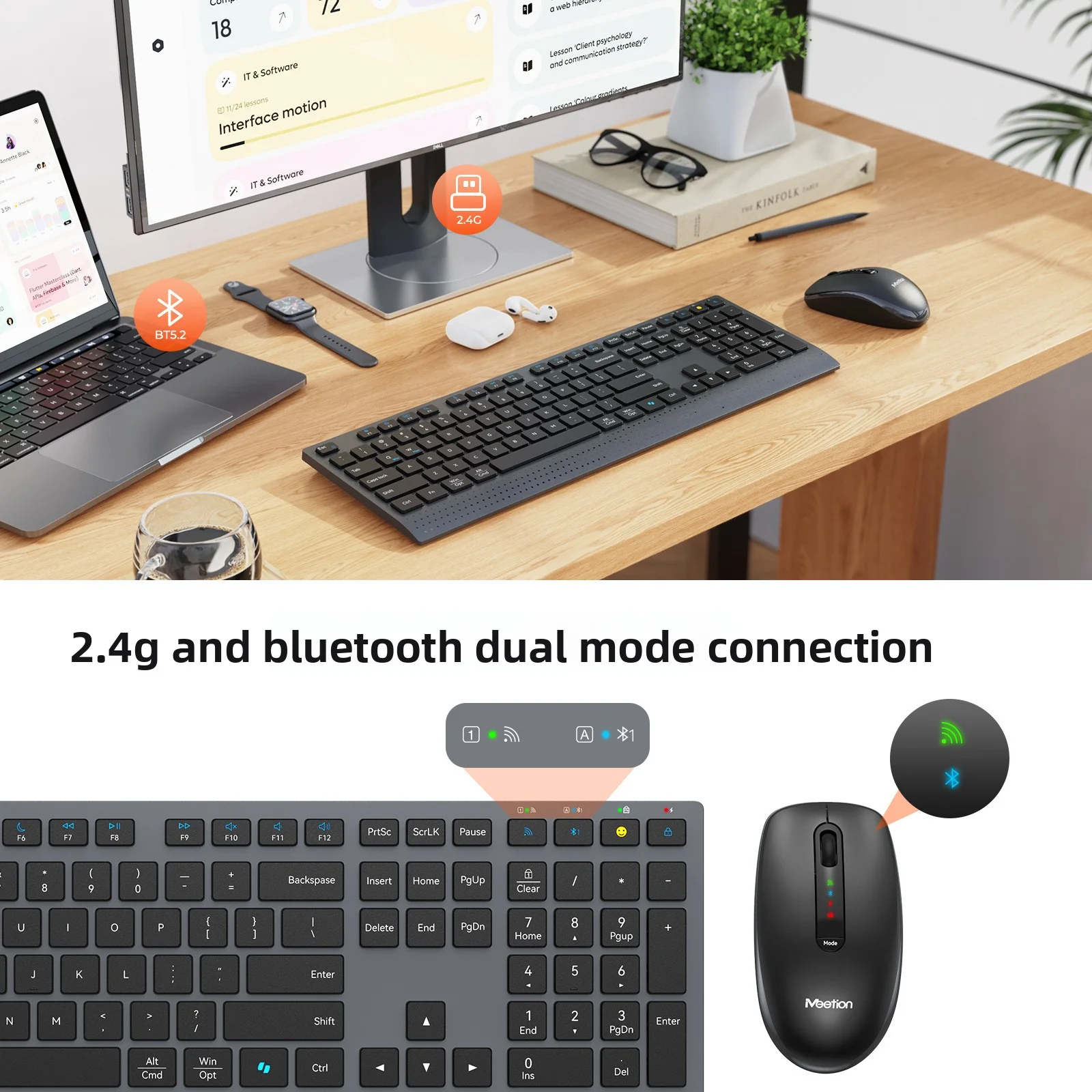 2.4G Bluetooth Dual-mode Wirel - Pc Gaming Fullset review and price