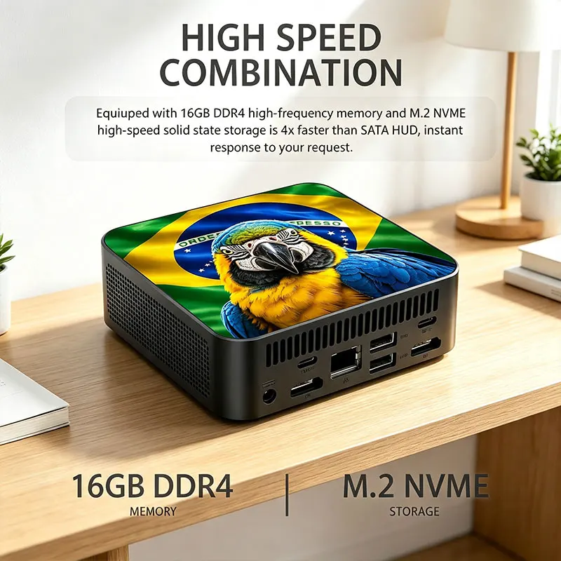 New Mexico Brazil Flag Mini PC - Pc Gaming Desktop review and price