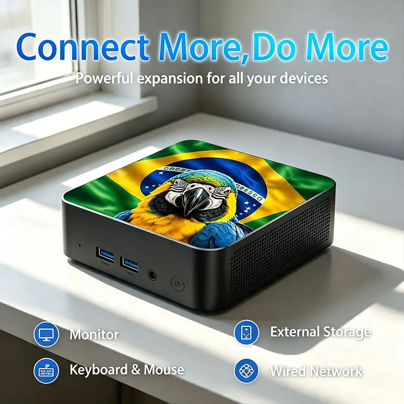 New Mexico Brazil Flag Mini PC - Pc Gaming Desktop review and price