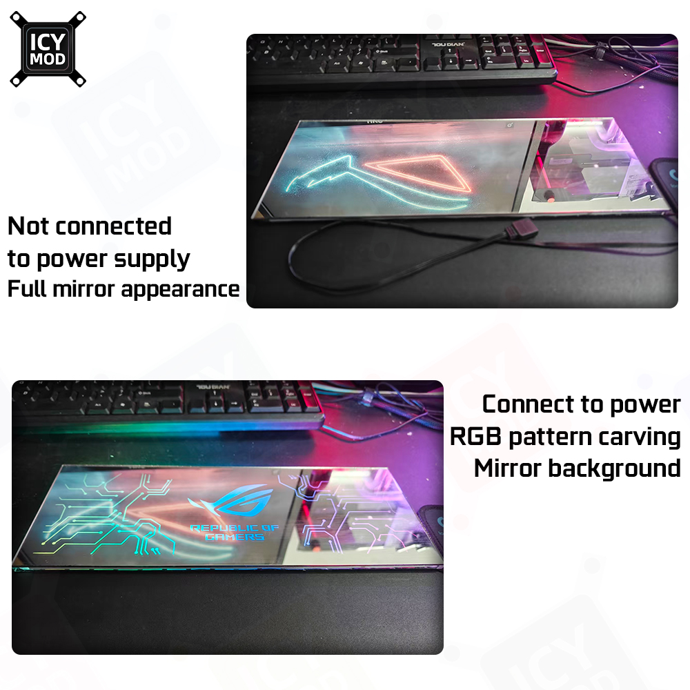 ICY MOD Mirror RGB Lighting Pa - Pc Gaming Fullset review and price