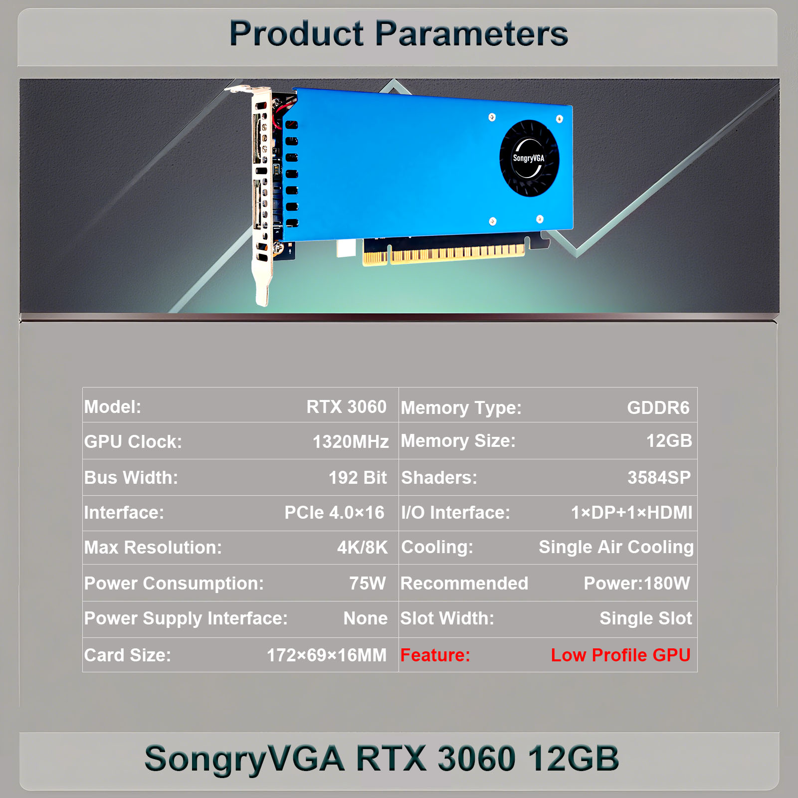 SongryVGA RTX 3060 12GB Low Pr - Pc Gaming Nvidia 3060 review and price