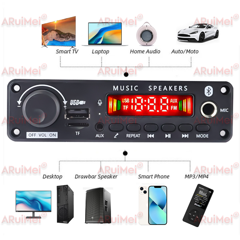 ARuiMei 50W 2 * 25W Amplifier  - Sound Card Usb review and price